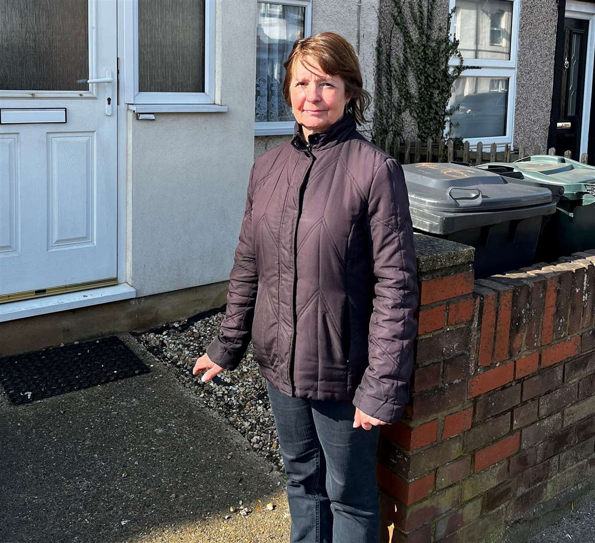 Annette Livie says parking and traffic is a big problem in Swanscombe High Street