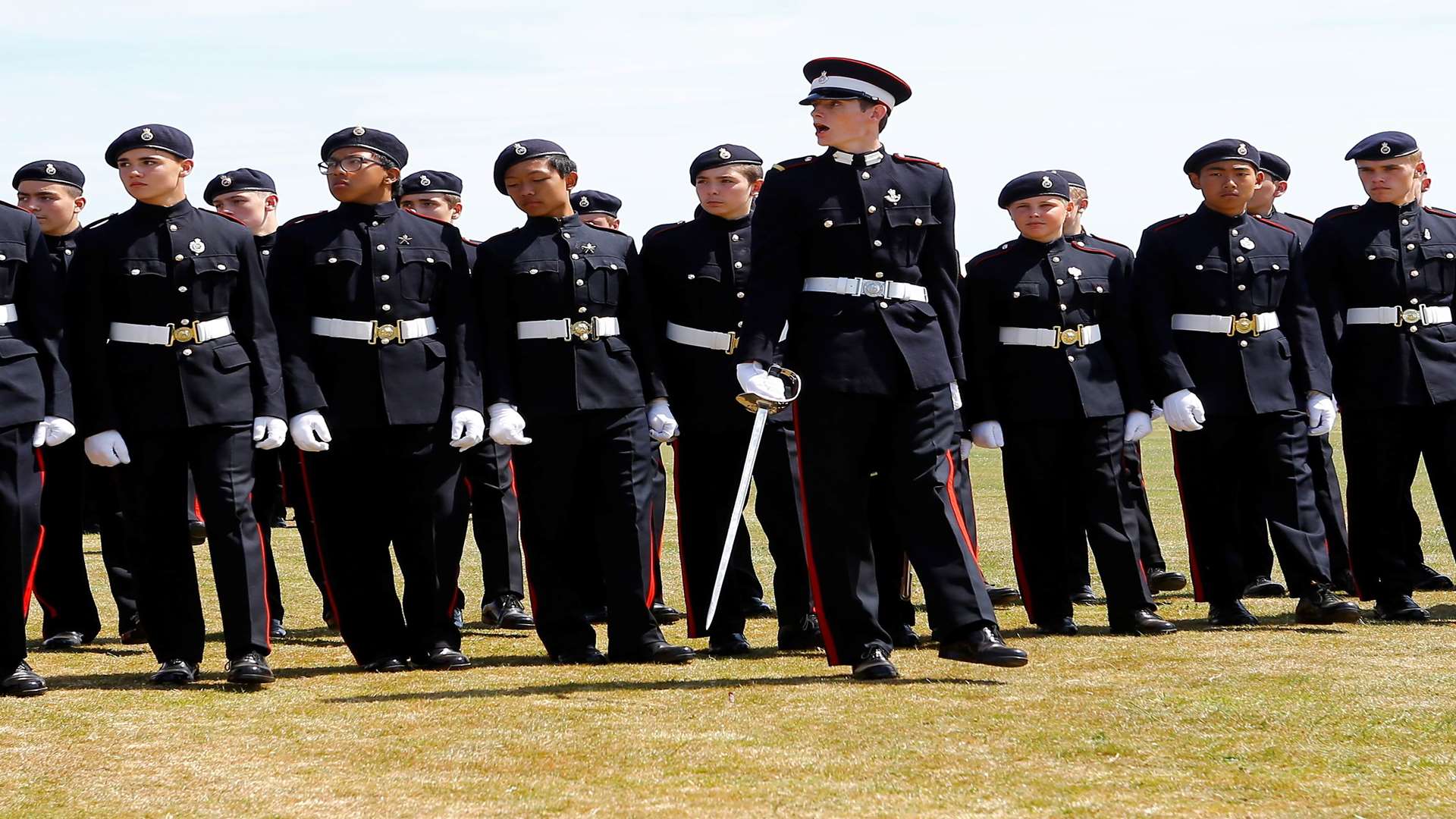 The Grand Day march past. Picture courtesy of Edwards Harvey PR & Marketing