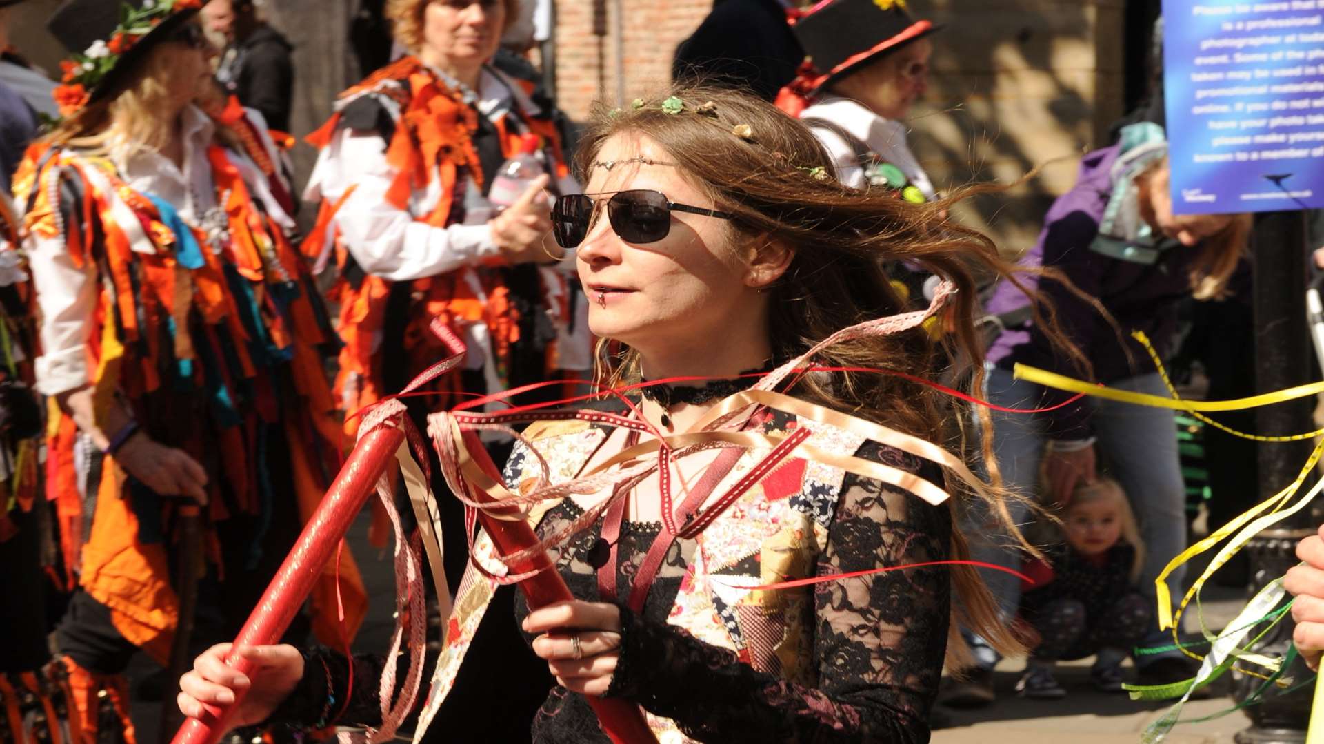 There will be morris dancing throughout the Sweeps festival weekend