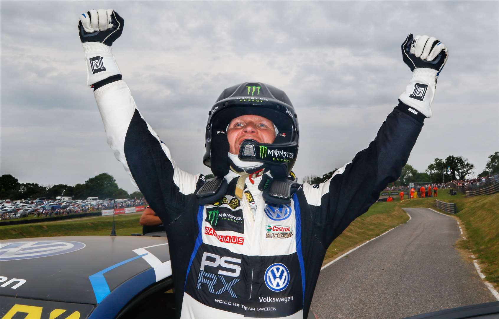 Petter Solberg won the last world championship event at Lydden in 2017. Picture: FIA World Rallycross Championship