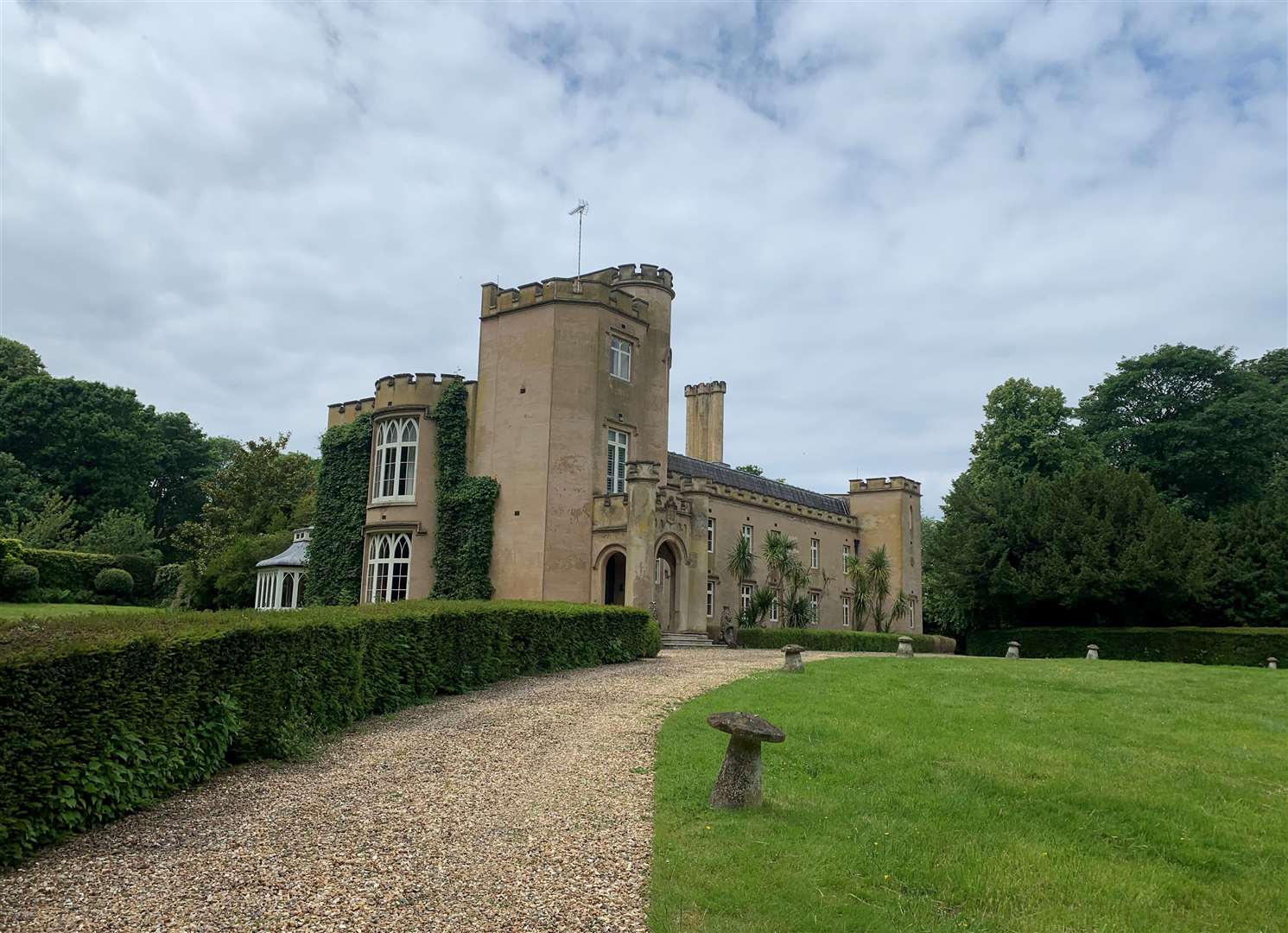 Oxney Court near Dover is a Grade II-listed gothic manor house