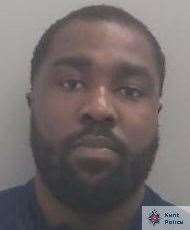 Simeon Koroma was jailed for five years at Maidstone Crown Court. Picture: Ken Police