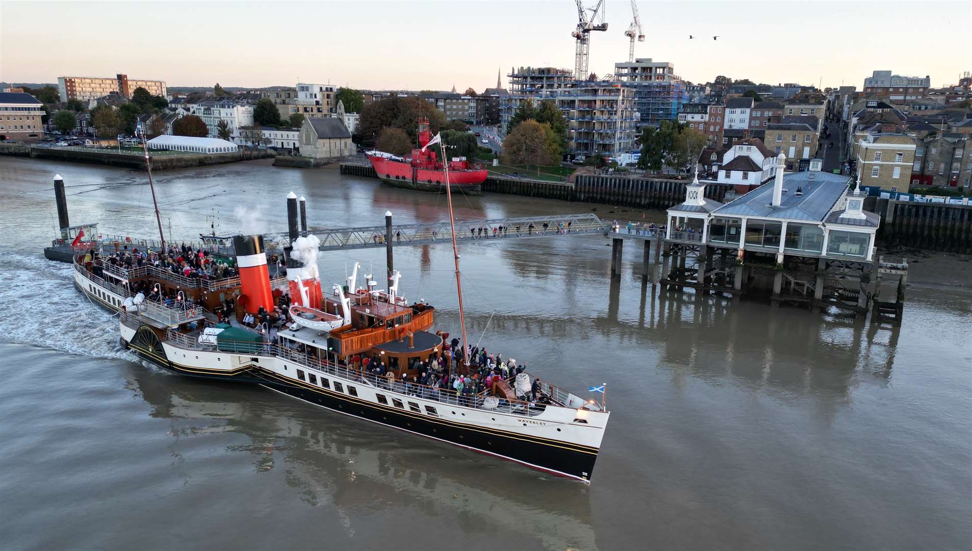 The ship will set sail from Gravesend Pier. Picture: Waverley Excursions