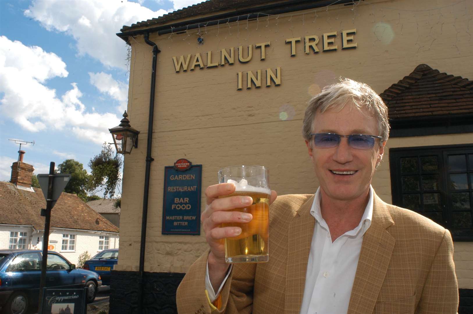 Paul O'Grady at this local pub Walnut Tree