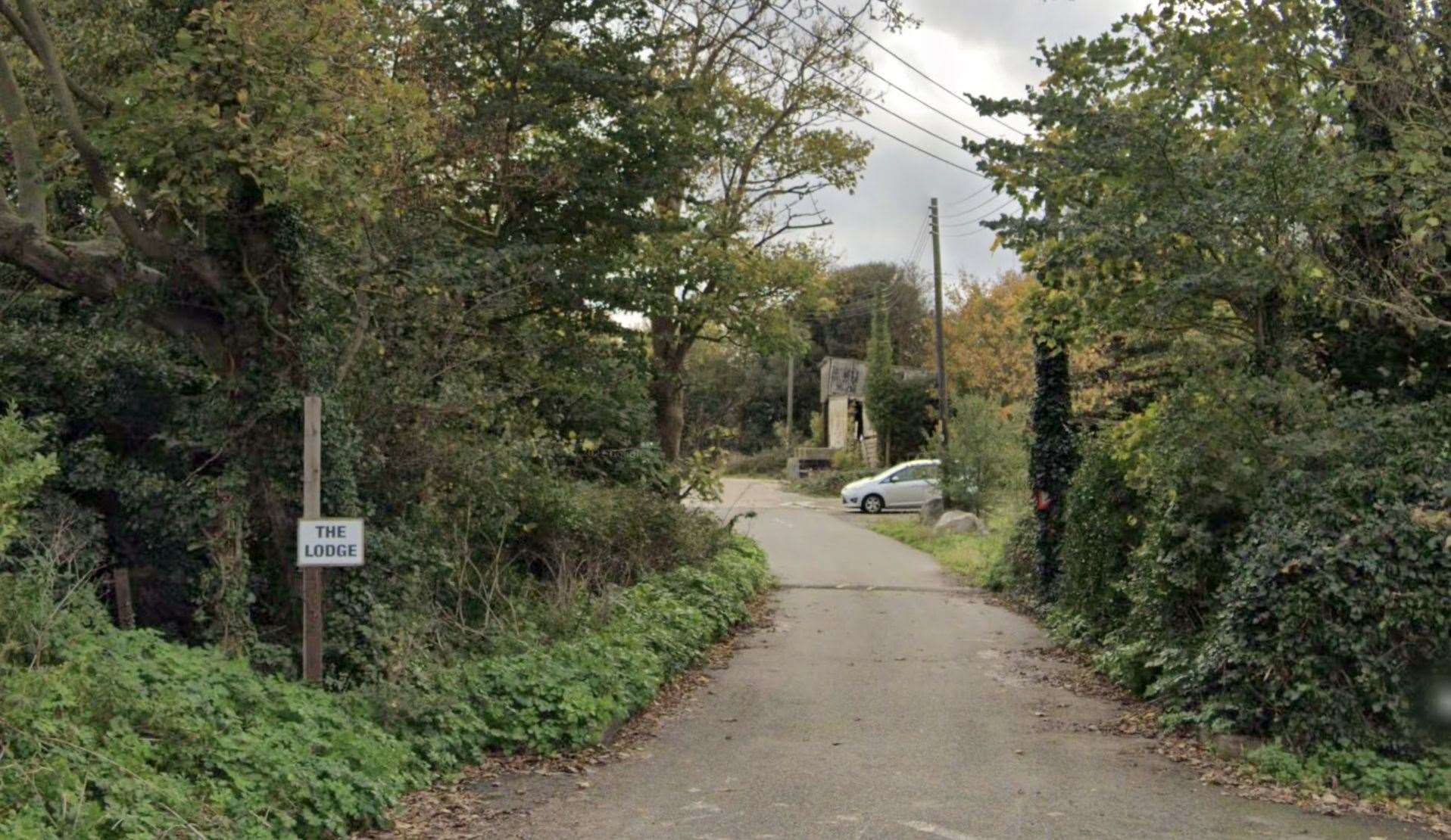 The view of the former entrance of W Brazil and Sons in Sacketts Hill, Broadstairs