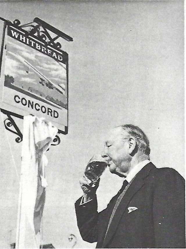 Lord Cornwallis toasts the opening of The Concord pub