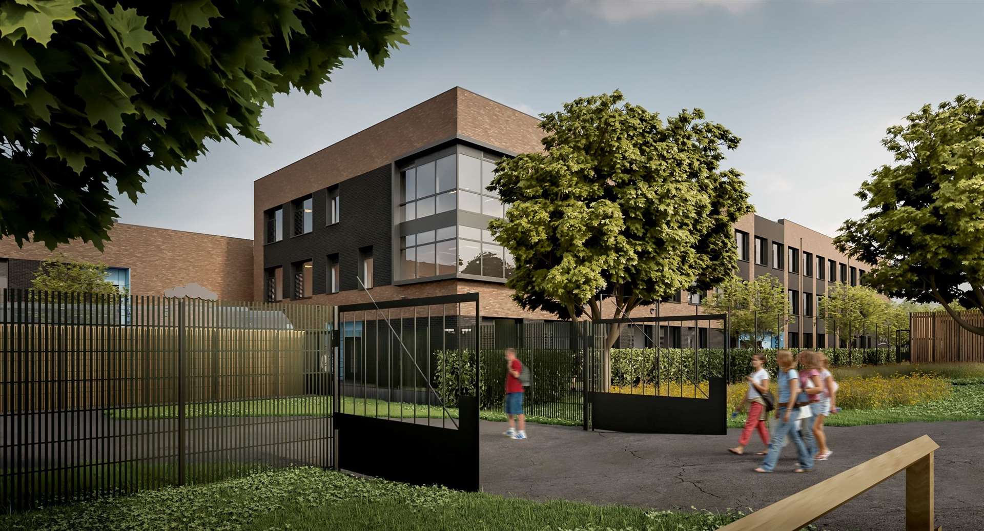 The redevelopment of Orchards Academy is part of a major rebuilding programme set out by the government. Photo: Bond Bryan Architects and the Department for Education