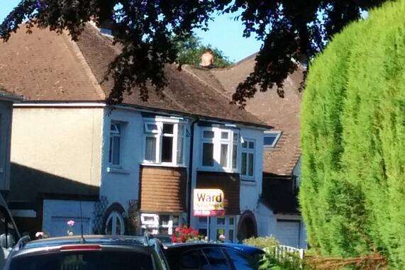 A man's been staging a protest on a rooftop in Maidstone. Picture: @Emmysbub