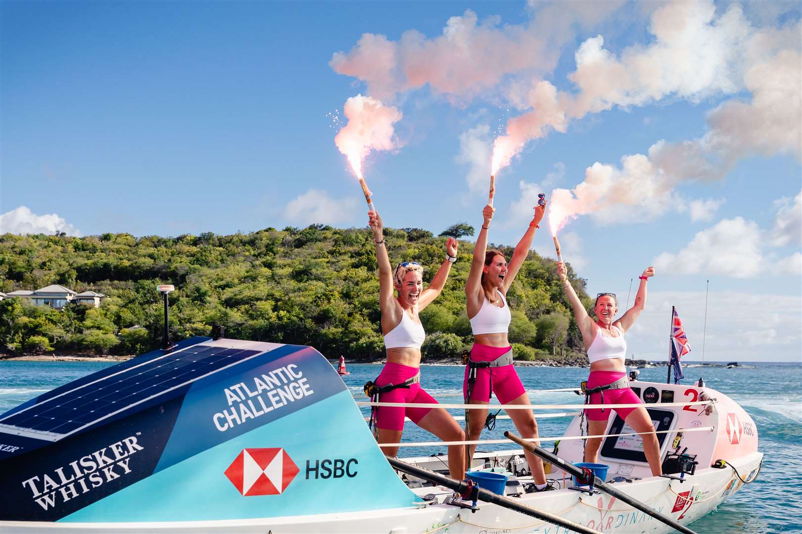 'ExtraOARdinary', a team of three women, set a new World Record this year for the Fastest Women’s Trio to row the Atlantic Ocean. Picture: Penny Bird