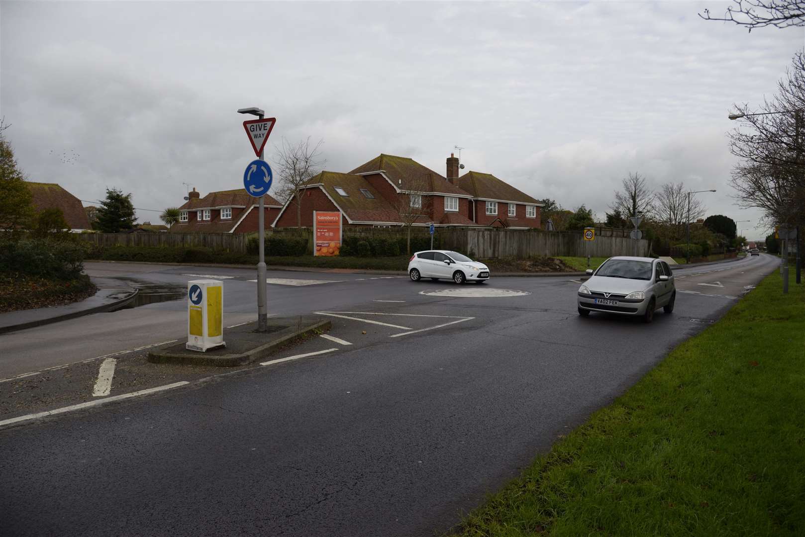 The lights are close to the Sainsbury's in New Romney. Picture: Chris Davey