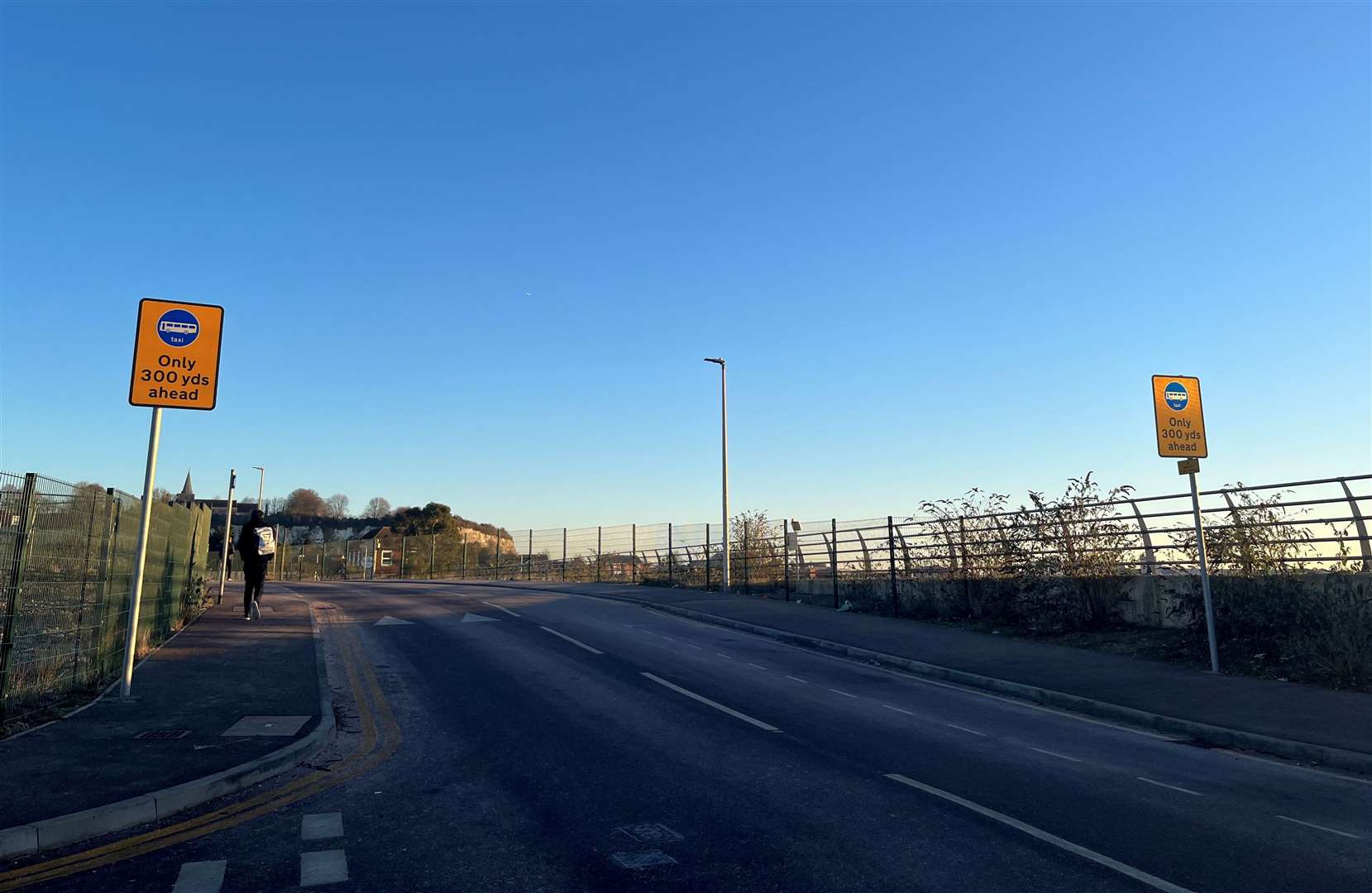 The signs by Strood station