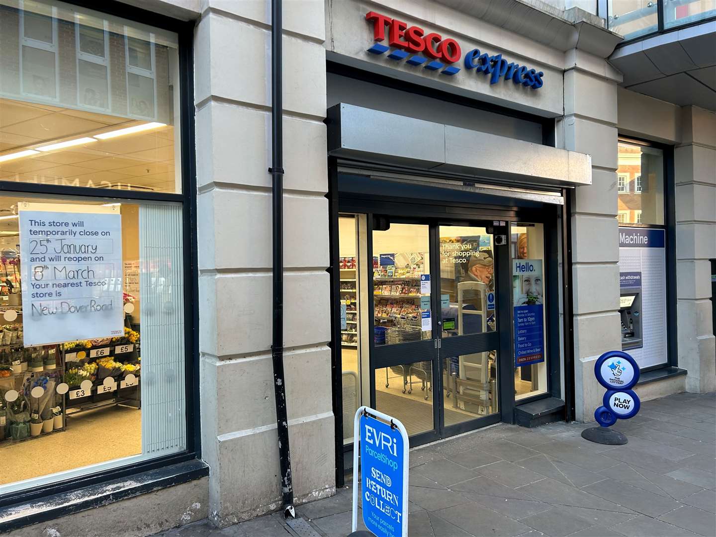 Tesco Express in Canterbury Whitefriars is set to close for weeks