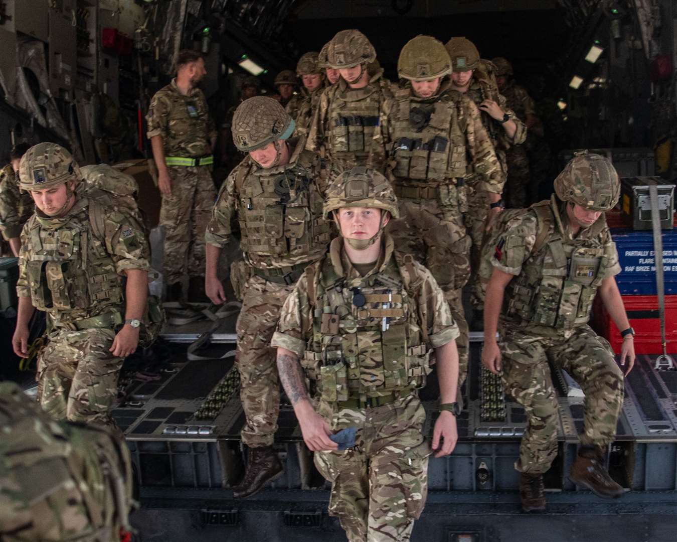 16 Air Assault Brigade arriving in Kabul (Ben Shread/Mod/PA)