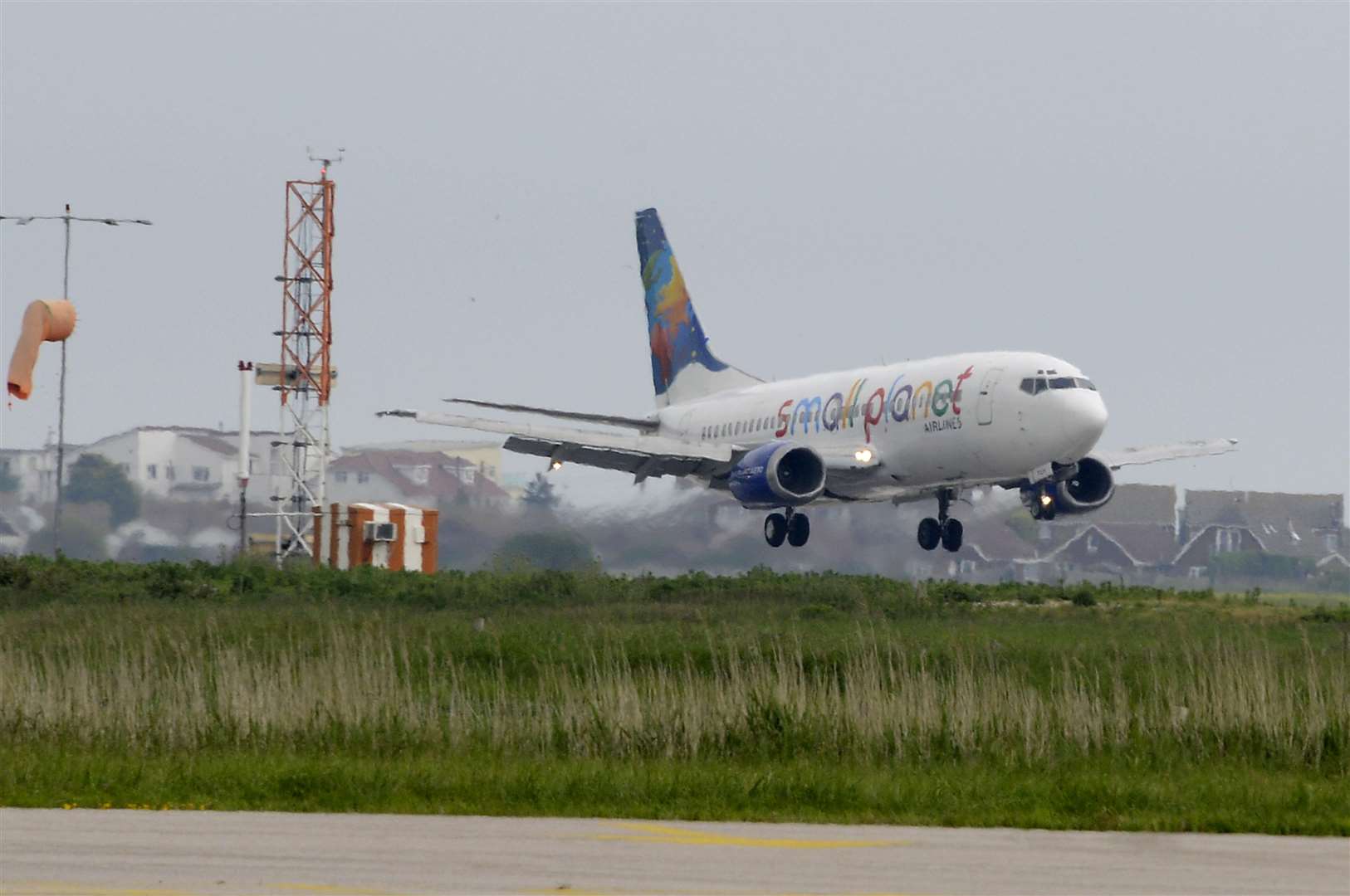 The first Small Planet plane touches down at Lydd Picture