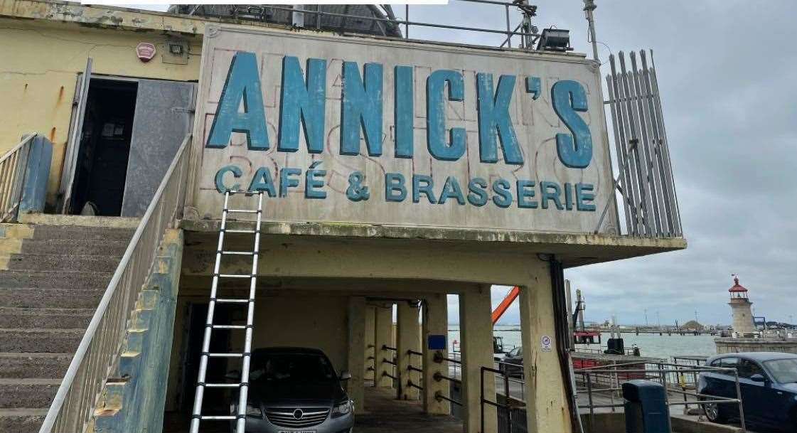 The restaurant's name has been changed for filming