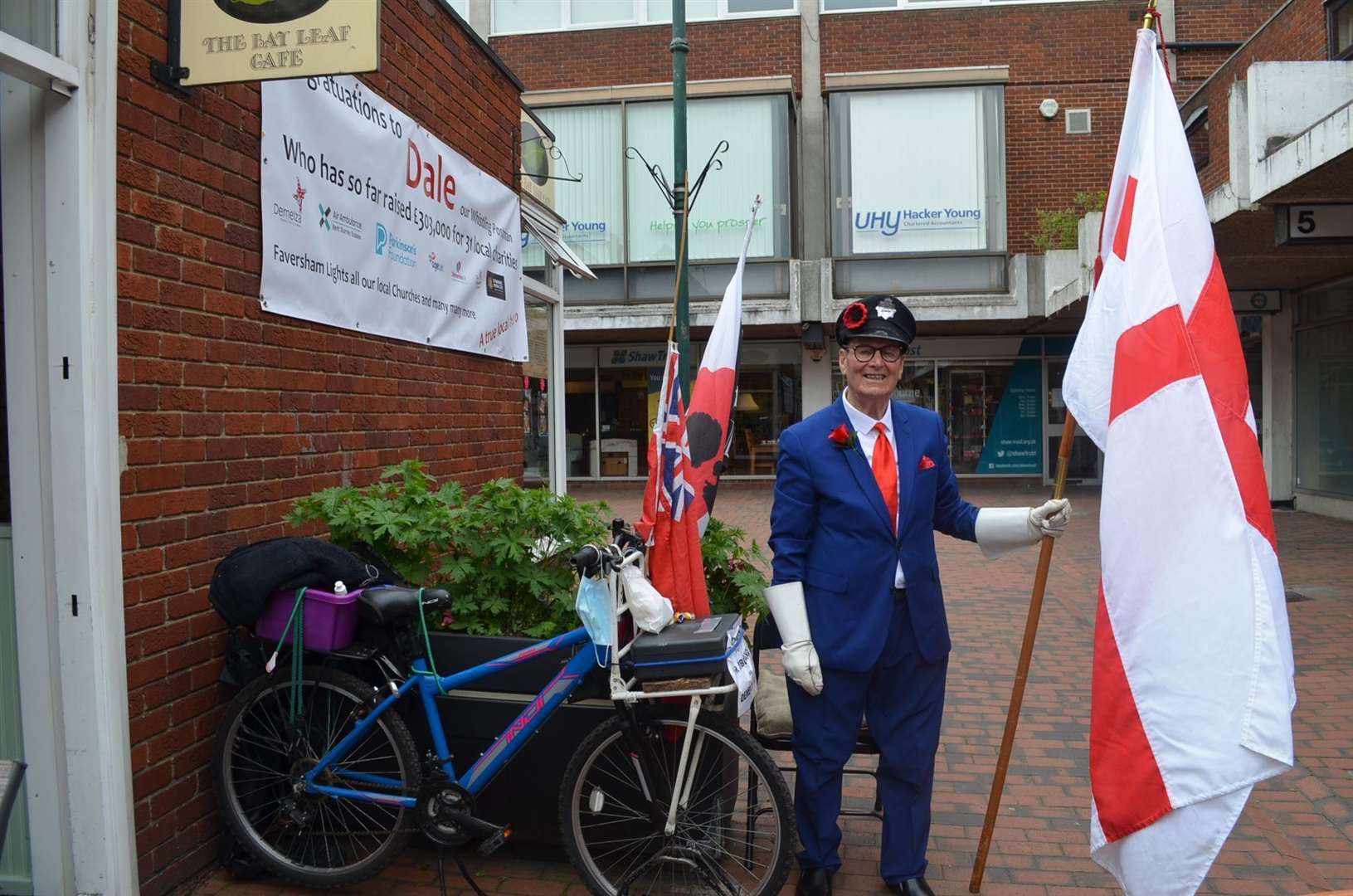 Dale Howting at the £300,000 celebration last week. Picture: Jackie Davidson