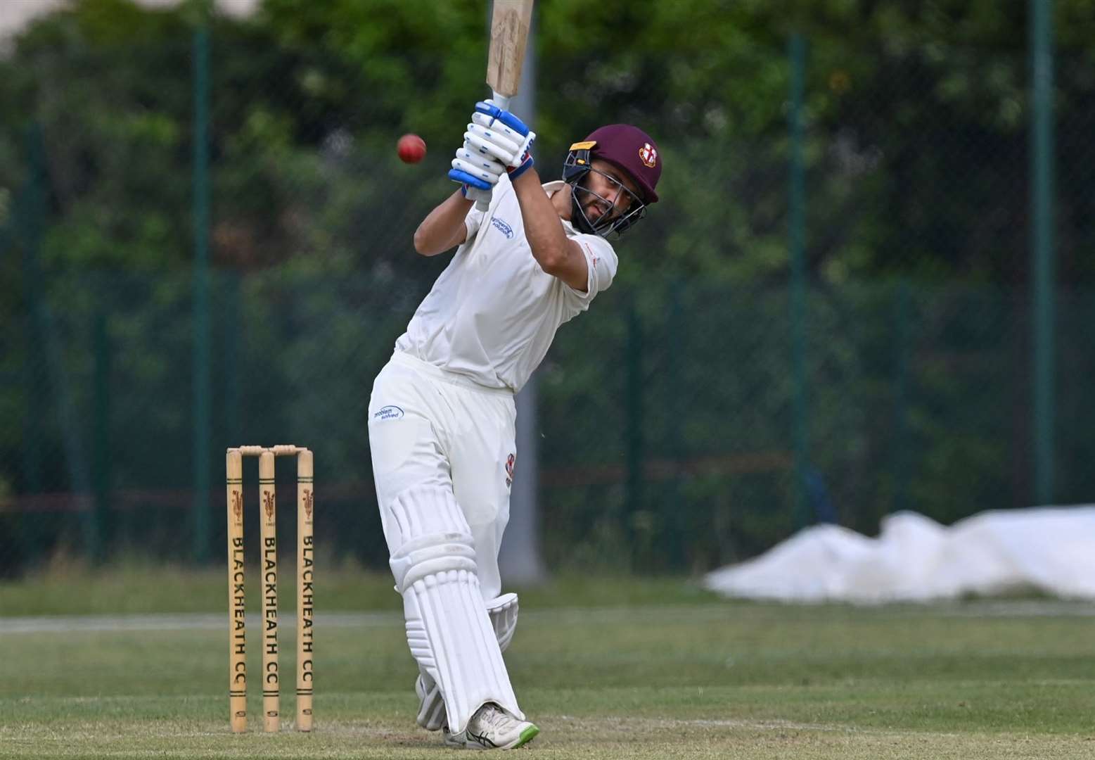 Aron Nijjar scored 56 as Minster fell short in their run chase against Blackheath at the weekend Picture: Keith Gillard