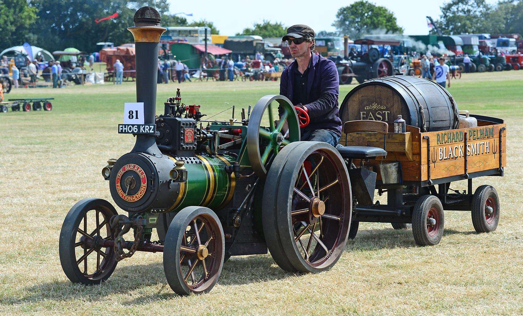 There will be all types of steam machines at the Weald of Kent Steam Rally