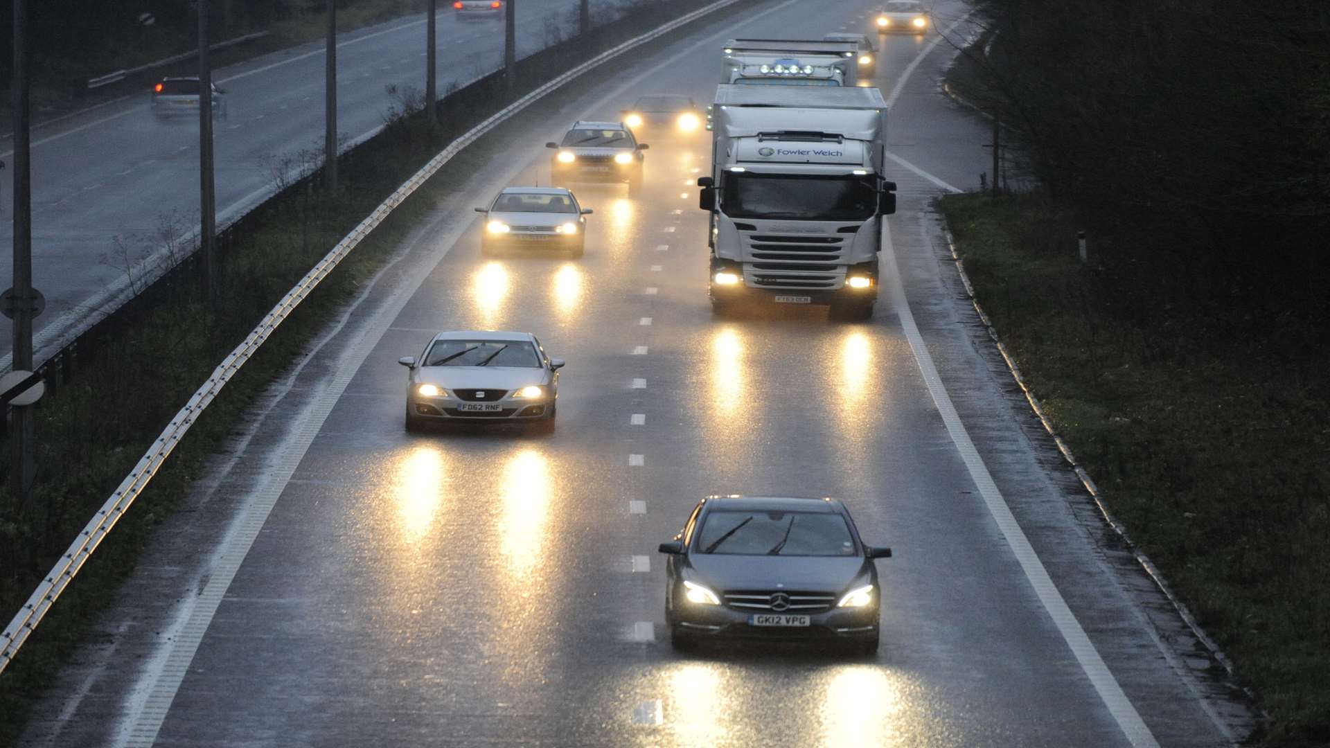 Rain has battered the A2 this week