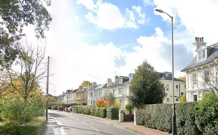 The car was stopped on Lansdowne Road. Picture: Google Maps