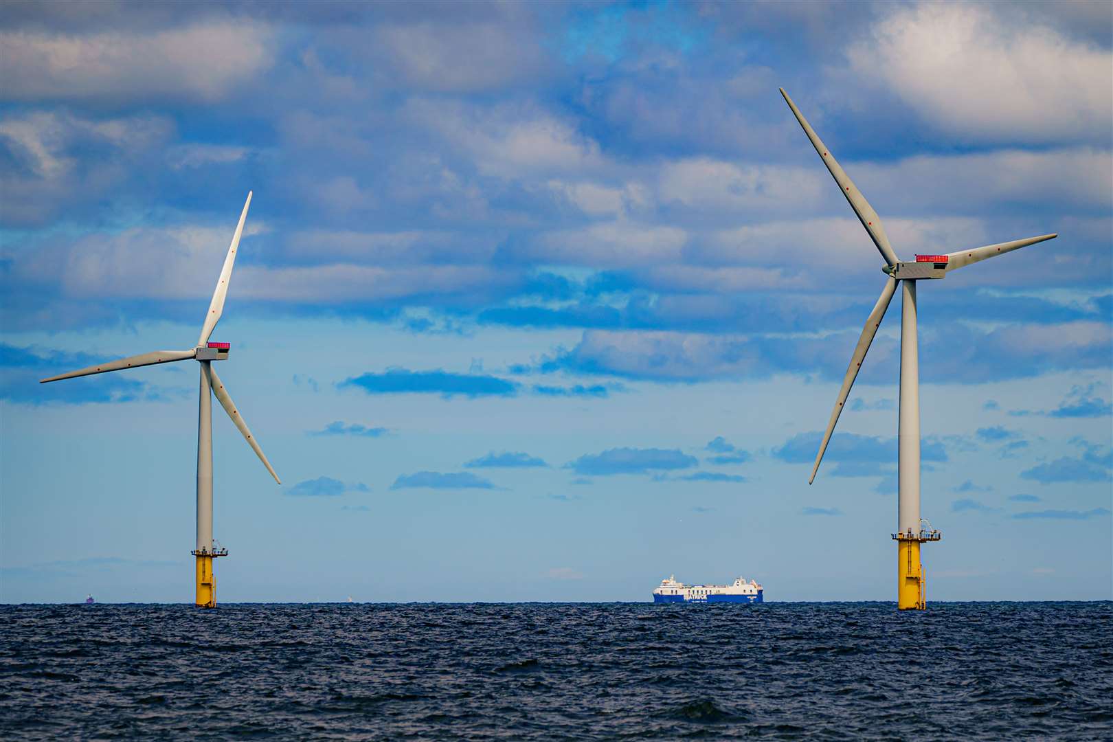 The UK is seeking to ramp up the use of offshore wind in the coming years (Ben Birchall/PA)