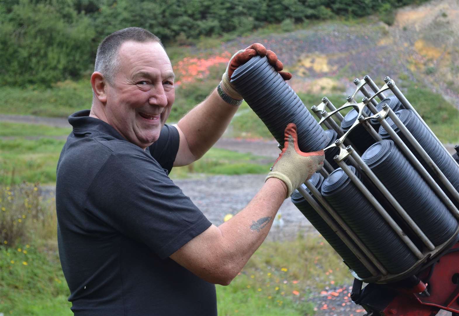 David Hucker worked at JJ's Clay Shooting Club in Darenth Woods, near Bean Picture: Submitted