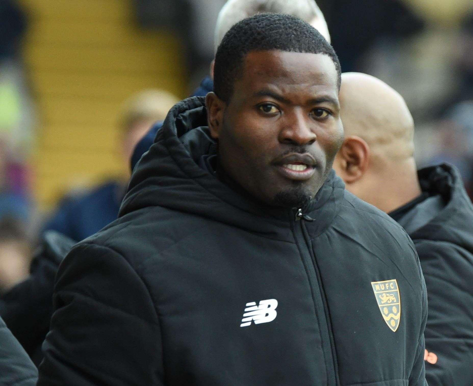 Maidstone United manager George Elokobi. Picture: Steve Terrell