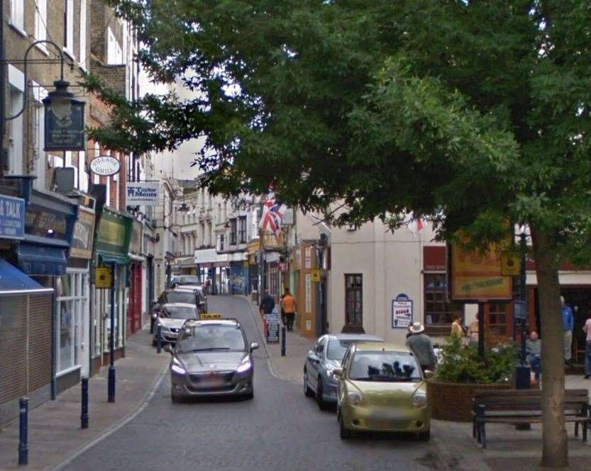 The disturbance happened in Harbour Street in Ramsgate. Picture: Google Street View. (20129120)