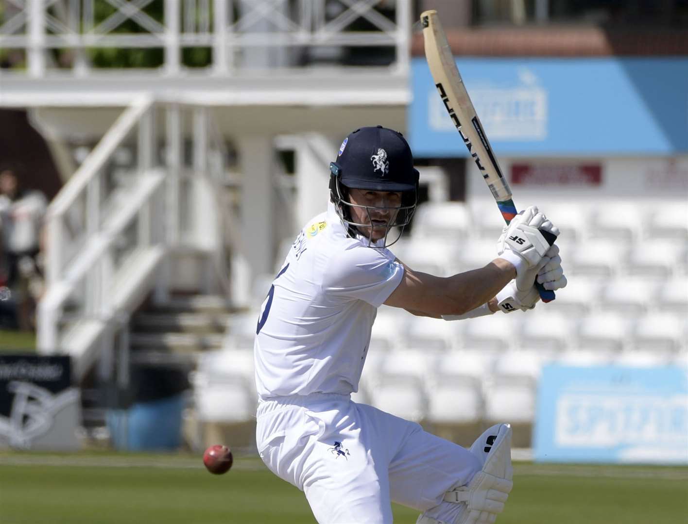 Kent's Joe Denly batting against the Sri Lanka Development side at The Spitfire Ground. Picture: Barry Goodwin