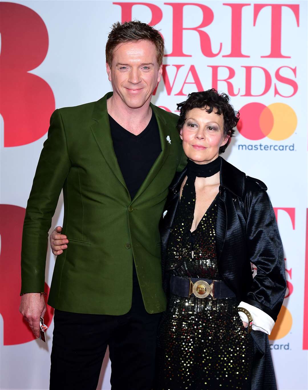 Damian Lewis and Helen McCrory (Ian West/PA)