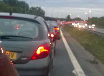 Traffic is queuing on the A2 this evening. Stock picture: David Tannerhill