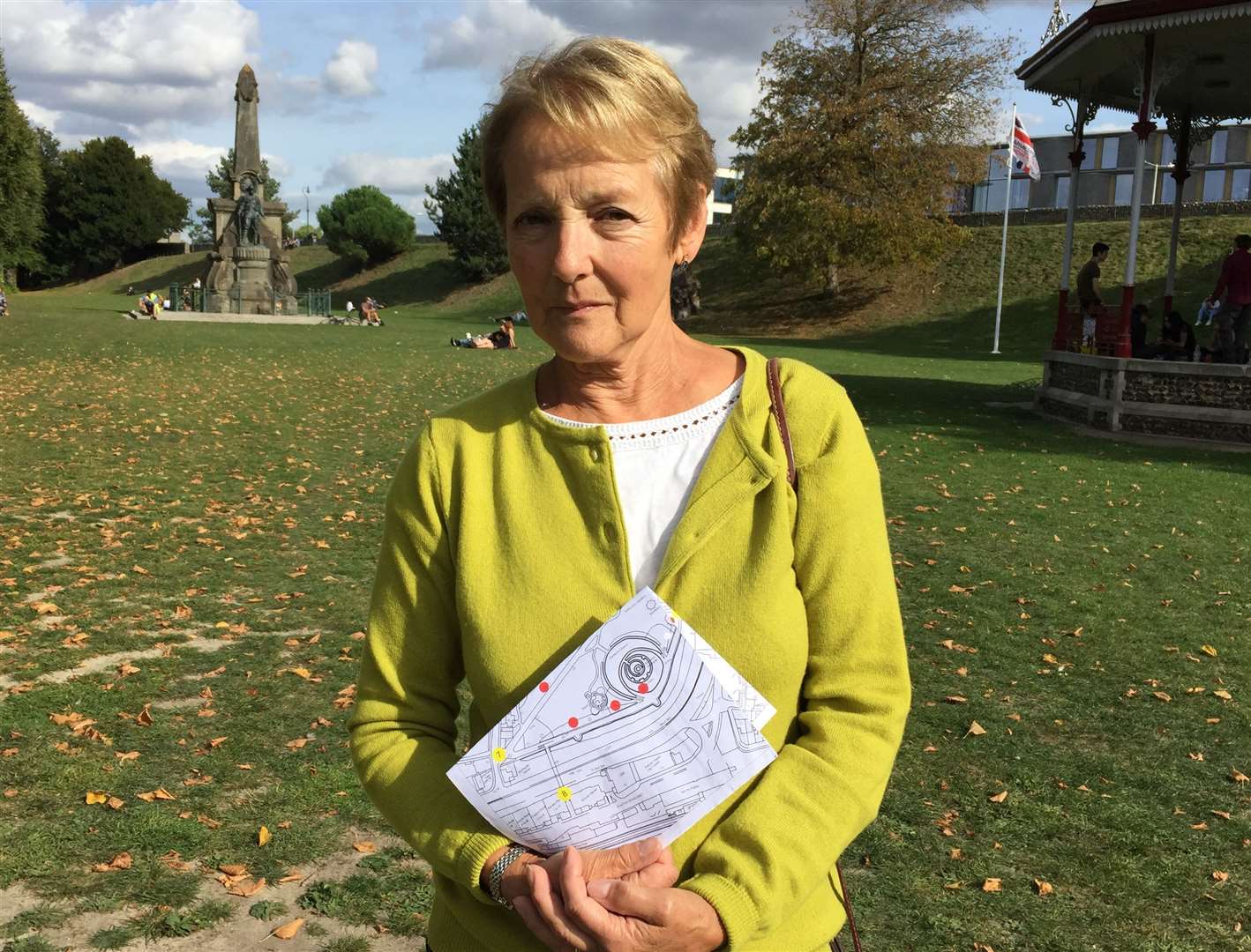 Friends of Dane John chair Yvonne Hill is calling for more to be done to prevent crime in the park
