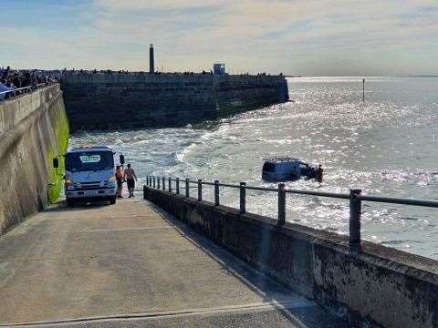 A tow truck was called to the scene. Picture: Reed Meredith