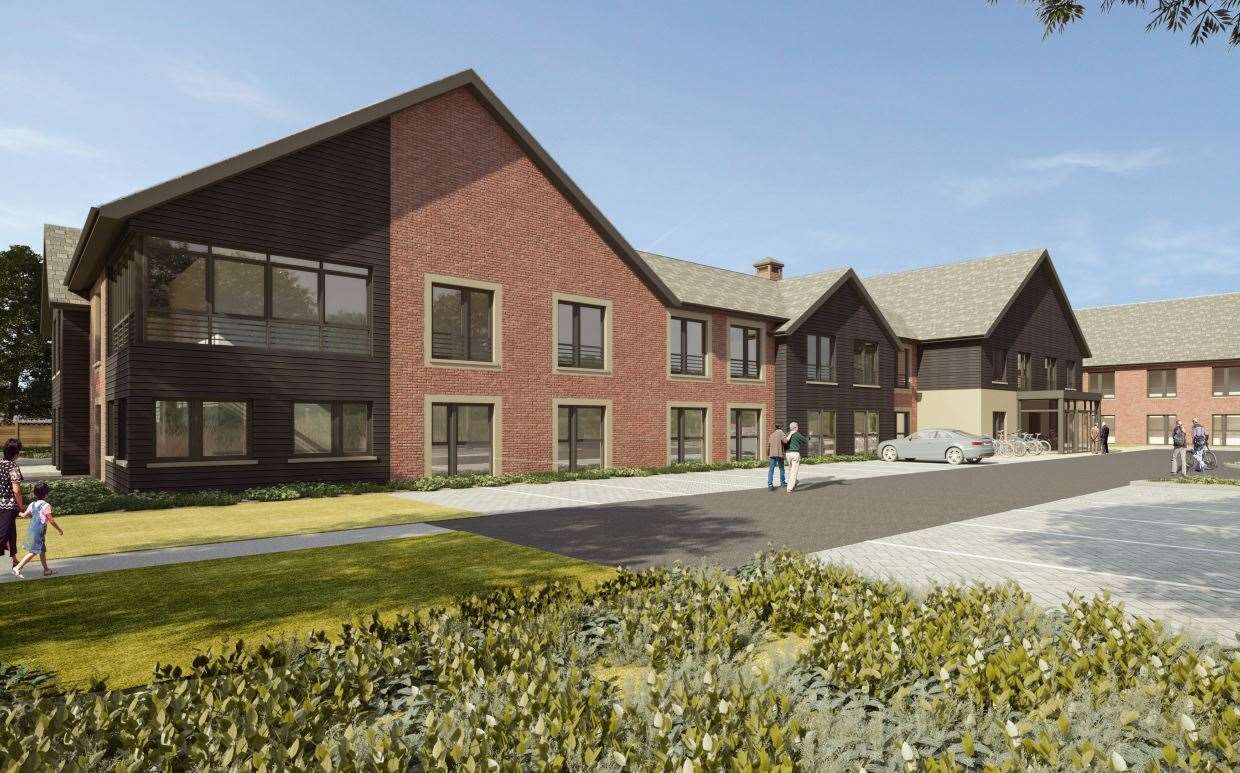 A care home is set to be built on the land nearby. Picture: SBC