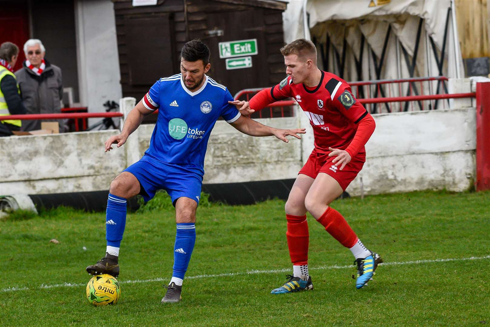Jamie Coyle was playing for Isthmian South East side Hythe Town last season Picture: Alan Langley