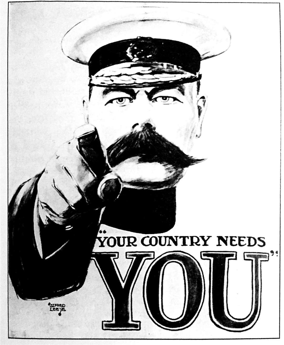 Lord Kitchener on the famous First World War recruitment poster