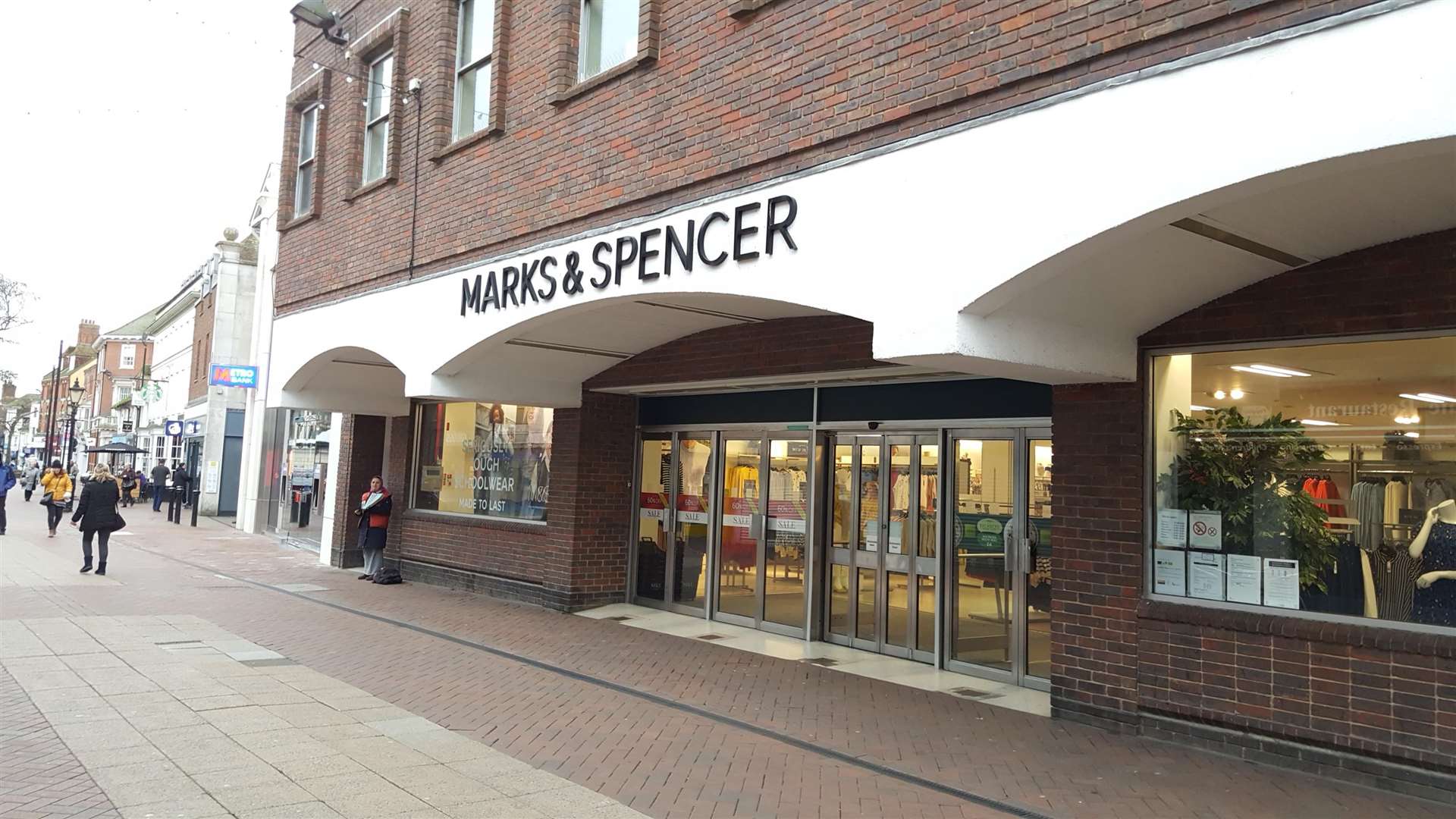 Mark and Spencer in Ashford high street (6865131)