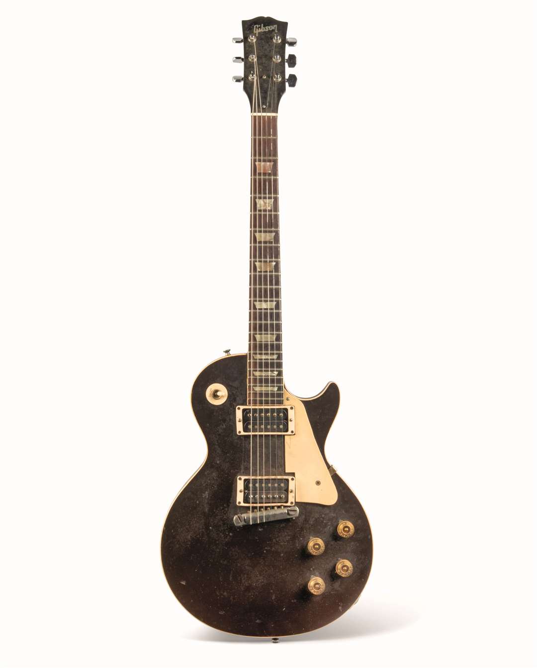 The Les Paul used in a performance with David Bowie which is expected to fetch up to £500,000 (Christie’s/PA)