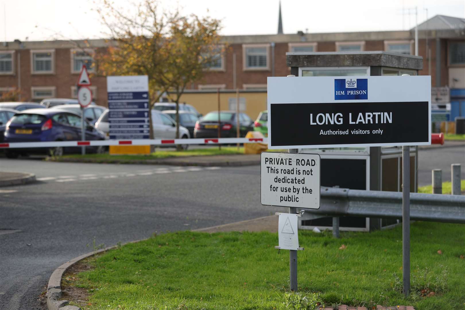 The incident happened at Long Lartin high-security prison, near Evesham in Worcestershire (Aaron Chown/PA)