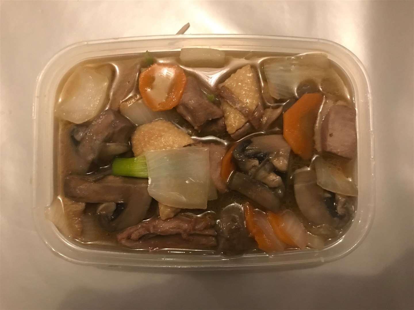 Roast duck with mushrooms