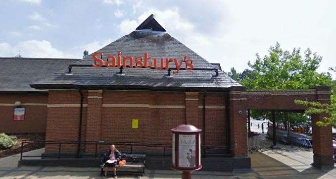 Hollie Bridges took the cider from the Sainsbury's store in Tunbridge Wells. Picture: Google Maps