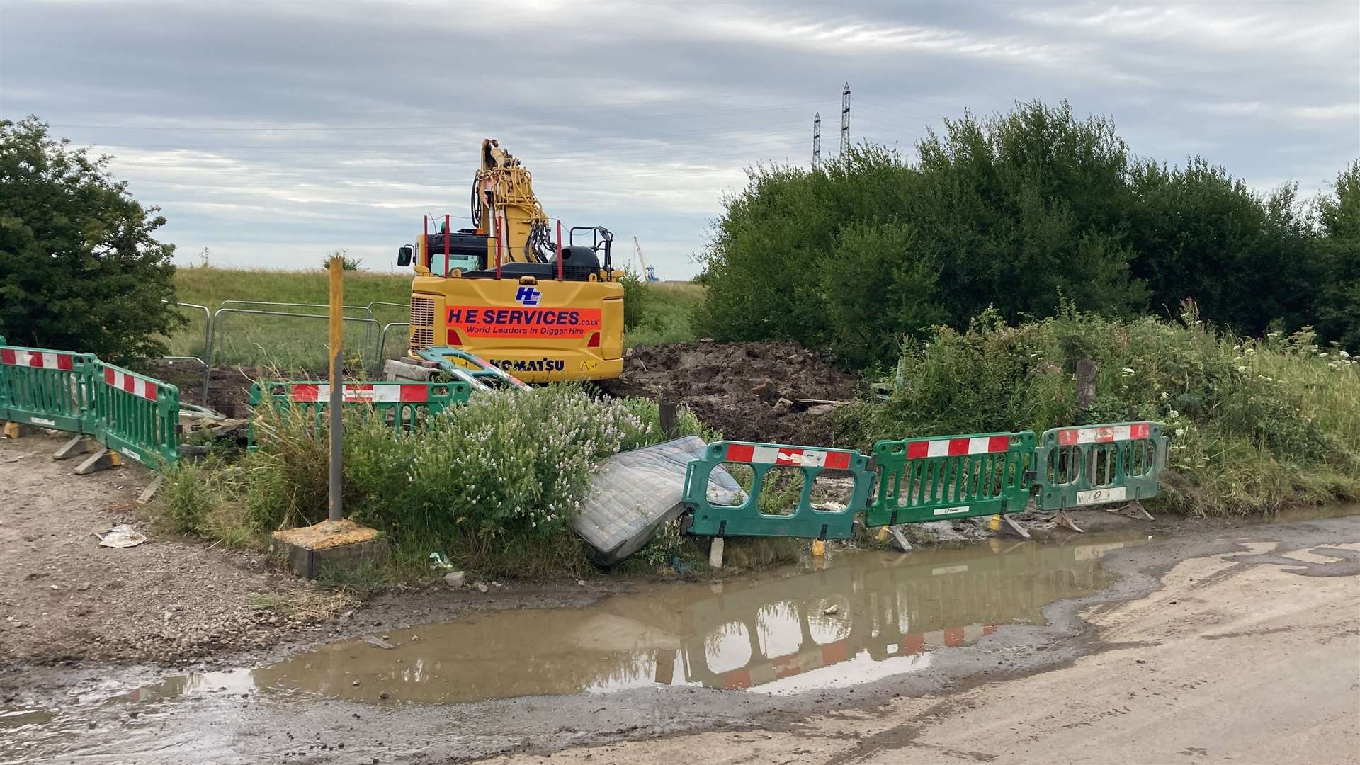 Islanders were left without water for days due to a leak on the sole pipe bringing water from the Kent mainland