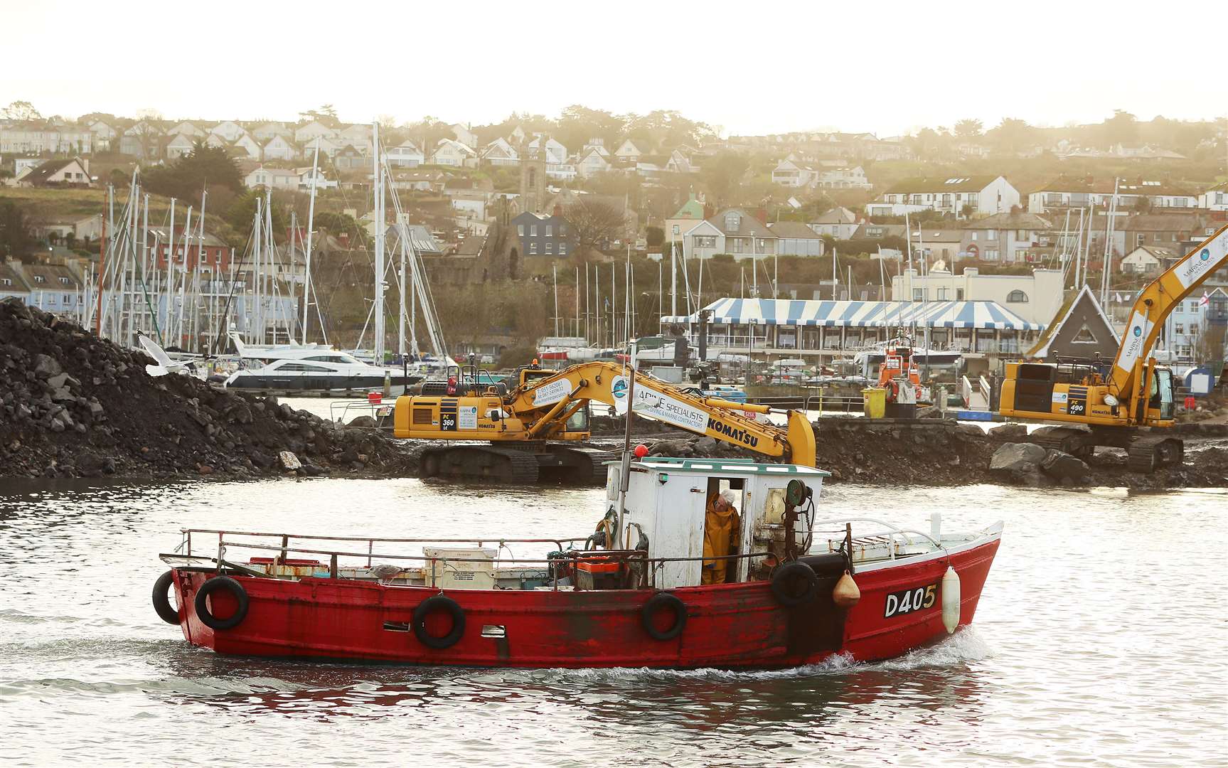 Mr Martin said the sustainability of fishing communities in rural Ireland was at stake (Brian Lawless/PA).