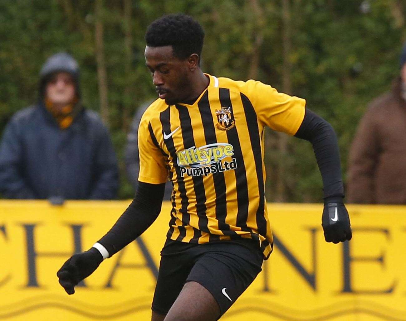 Folkestone Invicta forward Ira Jackson Picture: Andy Jones