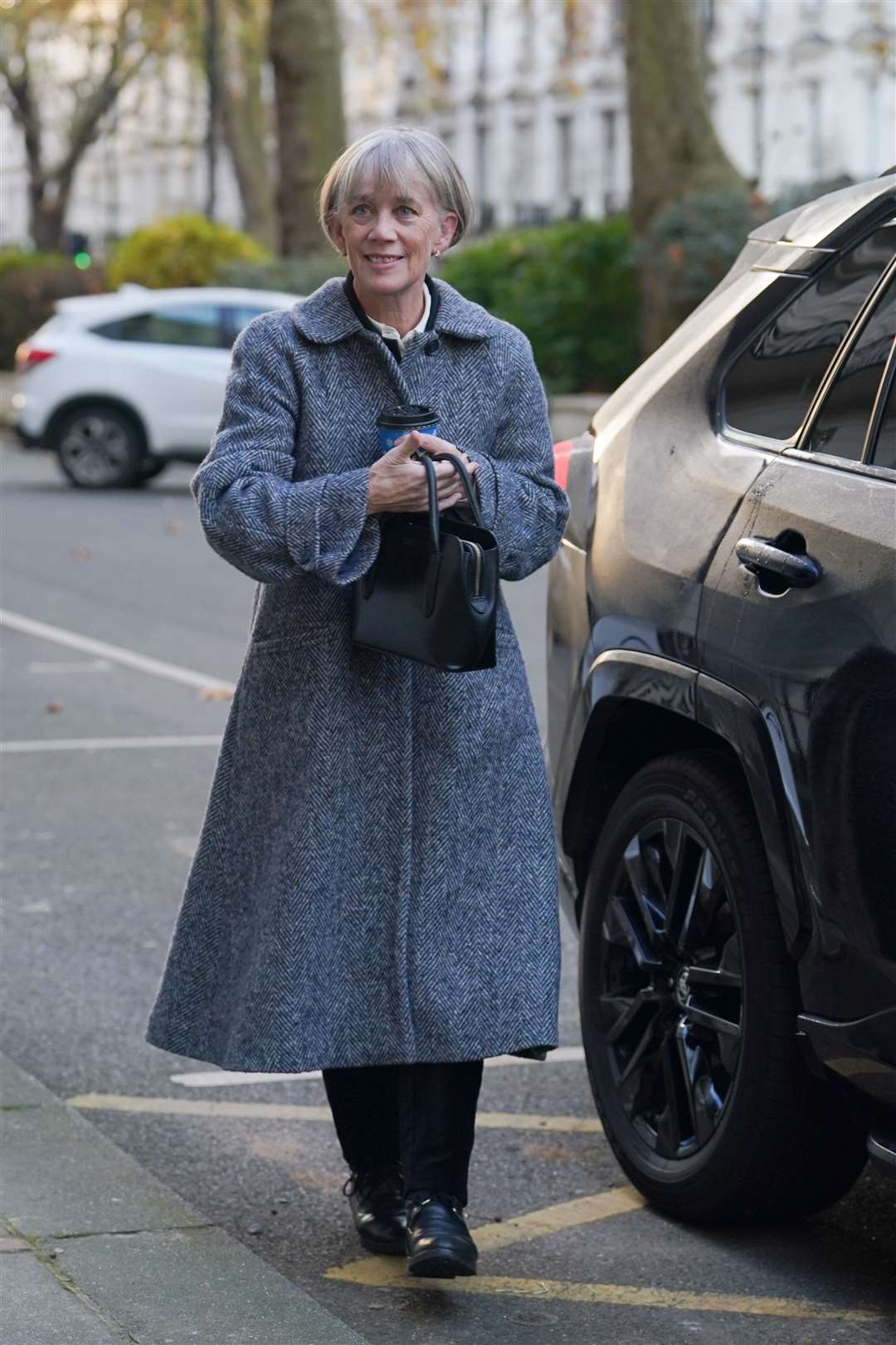 Government chief scientific adviser Professor Dame Angela McLean as she arrived to give evidence to the UK Covid-19 Inquiry (Lucy North/PA)