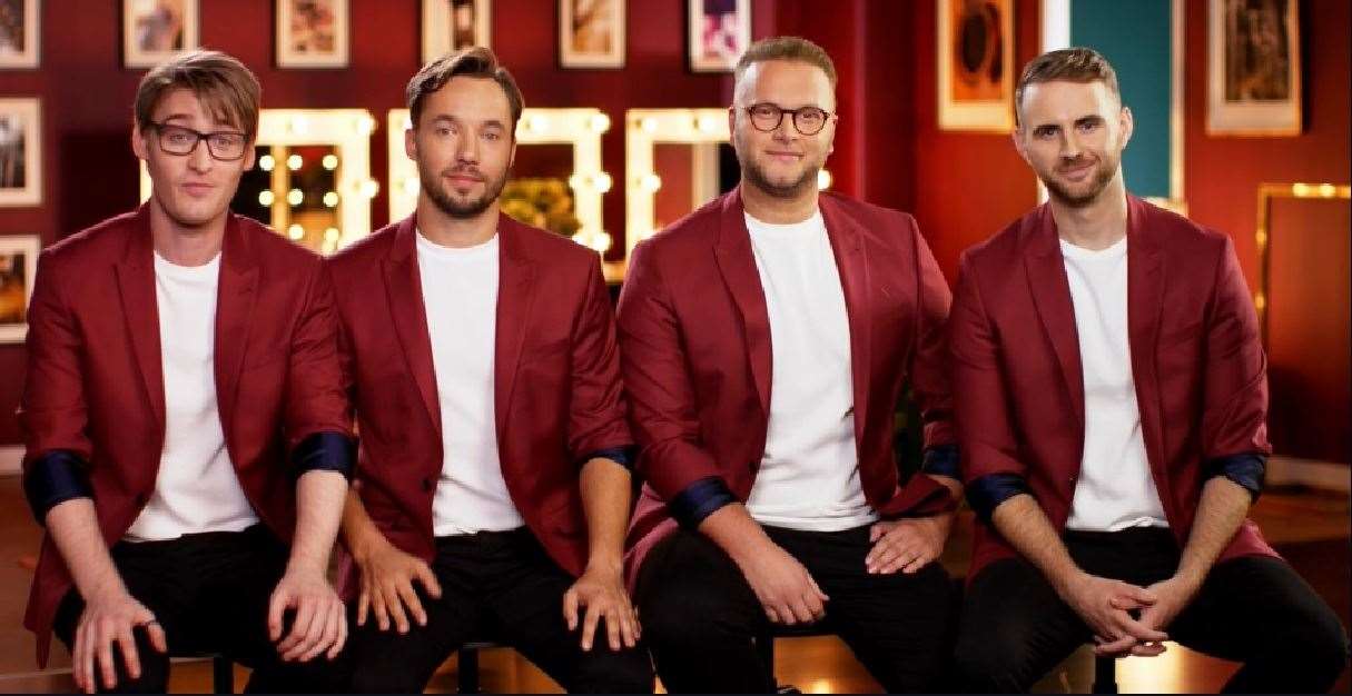 Four-piece harmony act Xavier on BBC's All Together Now (7863666)