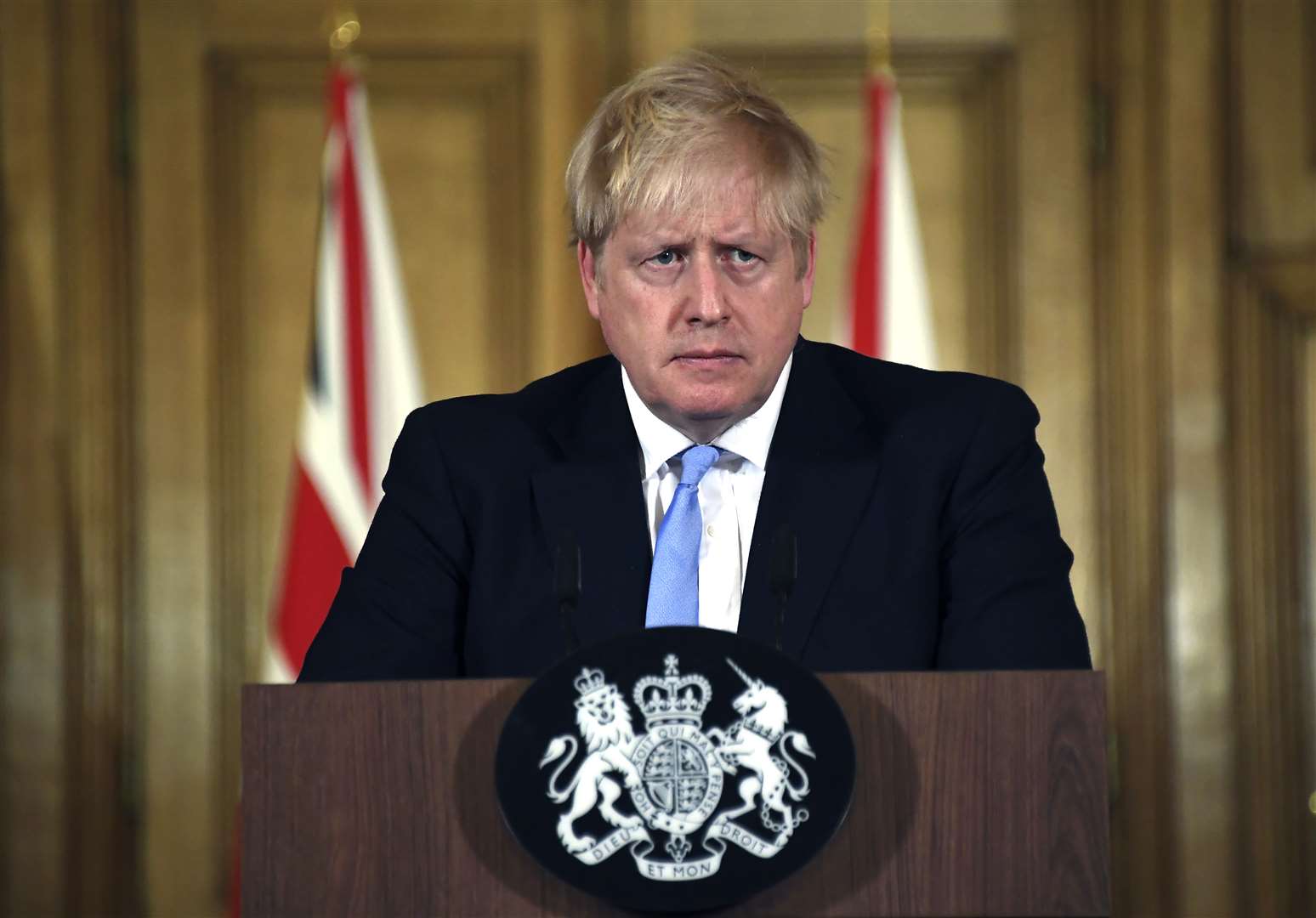 Later the same day, he was leading a press conference at 10 Downing Street to outline the Government’s coronavirus action plan (Alberto Pezzalli/Downing Street/PA)