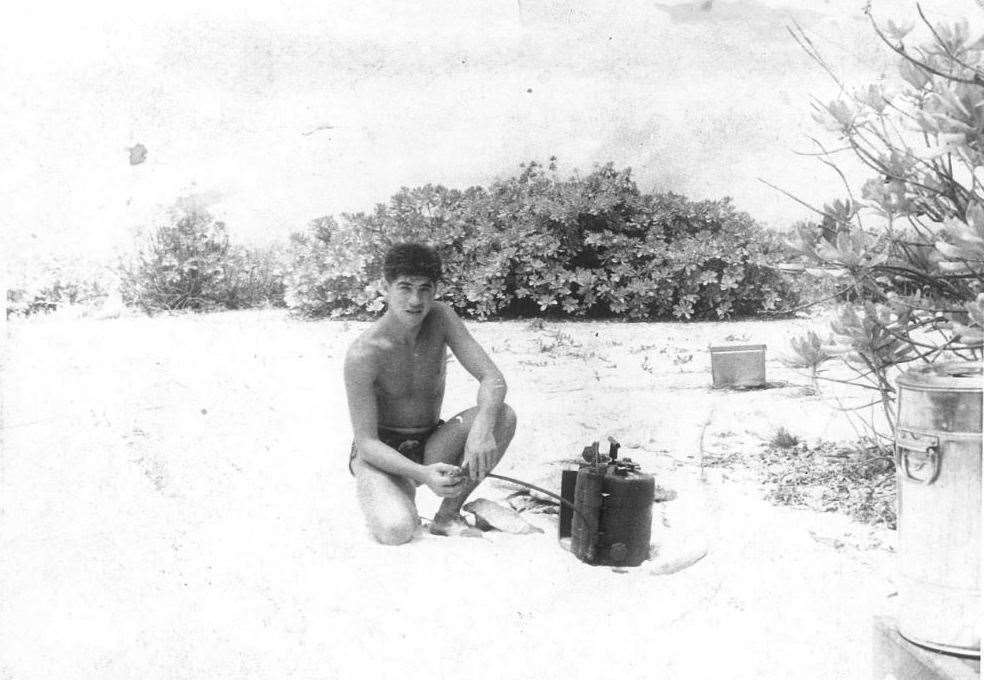 Terry Quinlan on Christmas Island