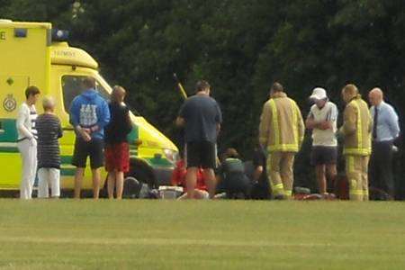 Boy impaled by javelin at Norton Knatchbull school.