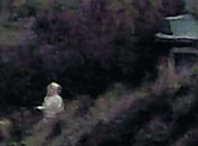 Is mystery figure in white a ghost?